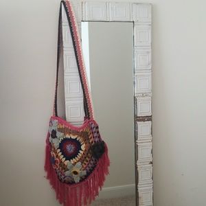Vintage Knit Bag